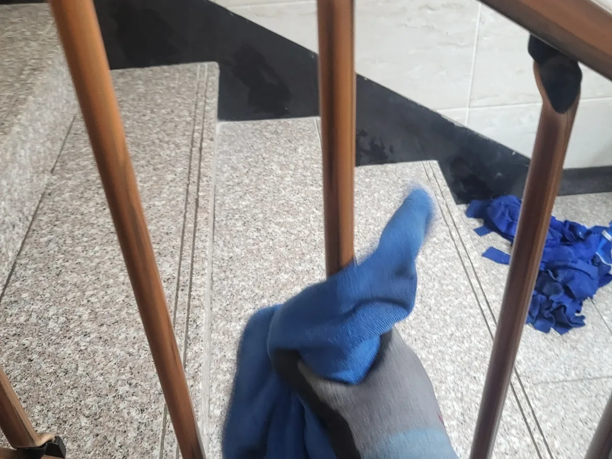 영덕군 영해면 건물 난간·손잡이 위생청소 사례 - 행진크린