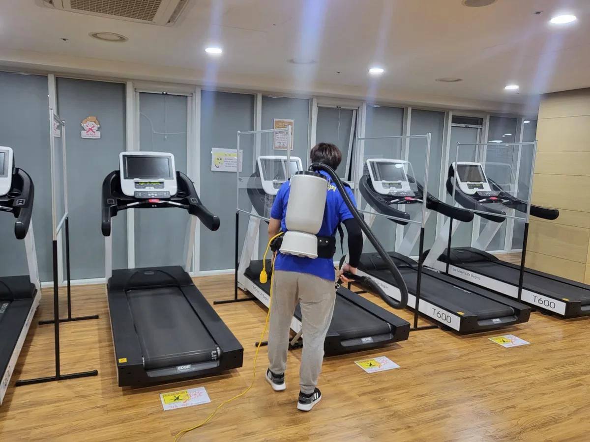 고령군 우곡면 헬스장 탕비실 직원 휴게공간 위생청소 사례 - 행진크린